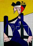 Lichtenstein, femme dans un fauteuil, 1963