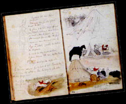 Campement à El-Arba AïnDalia, près de Tanger.

Musée du Louvre, album d'Afrique du Nord et d'Espagne.