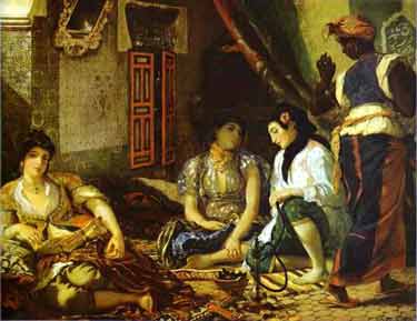 Femmes d'Alger dans leur appartement, 1834