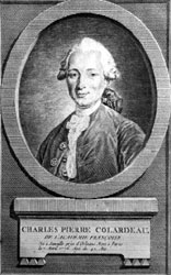portrait de Colardeau, eau forte de Guillaume Voiroit, 1784.