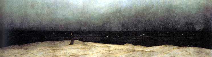 Caspar David Friedrich
Le moine devant la mer,     1808-1810